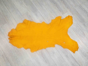 Reverse Deer Leather: Prairie Gold: 2.5-3 oz.: Gallery Item 