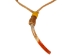 Ojibwa Large Beaver Tooth Necklace: Gallery Item - 200-402-G6494 (Y1G)