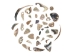 Tumbled African Abalone Shell Pieces: 3.5 oz: Gallery Item - 220-TPS-G6652 (Y3L)
