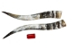 Pair of Polished Steer Horns: 34.5": Gallery Item - 304-P3436-G7532 (Y3HRE)