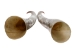 Pair of Polished Steer Horns: 37": Gallery Item - 304-P3436-G7533 (Y3HRE)