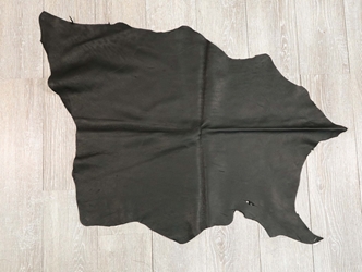 Buffalo Leather: Tannery Run Black: 3-3.5 oz: Gallery Item 