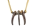 Realistic Iroquois Bear Claw Necklace: 3-claw: Gallery Item - 368-103-G4788 (Y2H)