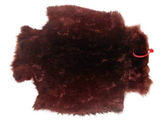 Sheared Beaver Skin: Dyed and Acid-Washed: Gallery Item 