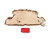 Partial Beaver Skin: Bleached: Gallery Item - 50-55-G4509 (Y1E)