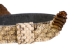 1" Real Rattlesnake Hat Band with Rattle and 2 Heads (Open Mouths): Gallery Item - 598-HB214-G6465 (Y2L)