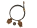 1" Real Rattlesnake Hat Band with Rattle and 2 Heads (Open Mouths): Gallery Item - 598-HB214-G6466 (Y2L)