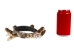 1" Real Rattlesnake Hat Band with Rattle and 5 Heads (Open Mouths): Gallery Item - 598-HB218-G6462 (Y2LRE)