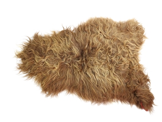 Icelandic Sheepskin: Rusty Brown: 90-100cm or 36" to 40": Gallery Item 