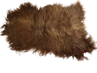 Icelandic Sheepskin: Rusty Brown: 90-100cm or 36" to 40": Gallery Item 