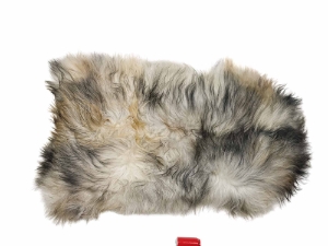 Icelandic Sheepskin: Gray: 130-140cm or 52" to 56": Gallery Item 