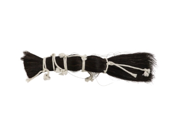 Single Drawn Horse Tail Hair: Black: 12 oz: Gallery Item 