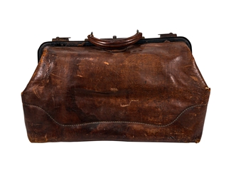 Antique Leather Doctors Bag: Gallery Item 