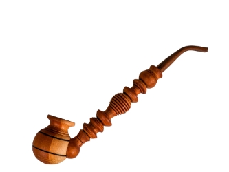 Romanian Wooden Pipe: Gallery Item 