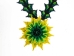 Colombian Beaded 3D Flower Necklace: Gallery Item - 1246-N02-G6130 (Y2KC13)
