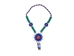 Colombian Beaded 3D Flower Necklace: Gallery Item - 1246-N02-G6132 (9UC9)