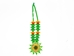 Colombian Beaded 3D Flower Necklace: Gallery Item - 1246-N02-G6133 (9UC9)