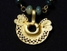 Reproduction Pre-Colombian Earring, Necklace & Bracelet Jewelry Set: Gallery Item - 1249-10-G02 (Y1GRK)