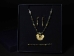 Reproduction Pre-Colombian Earring, Necklace & Bracelet Jewelry Set: Gallery Item - 1249-10-G02 (Y1GRK)