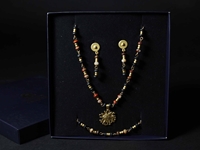 Pre-Colombian Earring, Necklace & Bracelet Jewelry Set: Gallery Item  