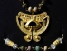 Reproduction Pre-Colombian Earring, Necklace & Bracelet Jewelry Set: Gallery Item - 1249-10-G04 (Y1GRK)