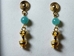Reproduction Pre-Colombian Jewelry Earrings: Gallery Item - 1249-20-G01 (10URM1)