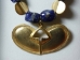 Reproduction Pre-Colombian Earring & Necklace Jewelry Set: Gallery Item - 1249-20-G05 (Y1GRK)