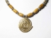 Reproduction Pre-Colombian Spiral Bead Necklace: Gallery Item - 1249-20-G11 (Y1GRK)