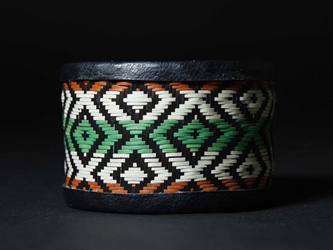 Reproduction Pre-Colombian Woven Cuff: Gallery Item 