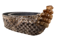 7/8" Real Eastern Diamondback Rattlesnake Hat Band with Rattle: Gallery Item rattlesnake hatbands