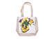 Hand Embroidered Burlap Tote Bag: Gallery Item - 1379-30-G4968 (Y3J)