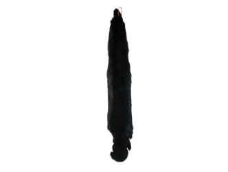 Black Dyed Fox Skin: Fashion Quality: Gallery Item 