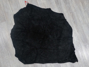 Pig Suede Tannery Run: Black: 11.4 sq ft: Gallery Item 