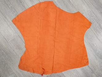 Pig Suede Leather: Tannery Run: Coral: 6.3 sq ft: Gallery Item 