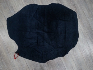 Pig Suede Tannery Run: Navy: 7.3 sq ft: Gallery Item 