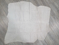 Pig Suede Tannery Run: White: 12.4 sq ft: Gallery Item 