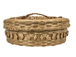 Abenaki Ash Splint Basket: P506 