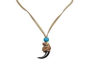Realistic Iroquois Eagle Claw Necklace: 1-claw: Gallery Item 