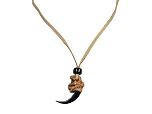 Realistic Iroquois Eagle Claw Necklace: 1-claw: Gallery Item 