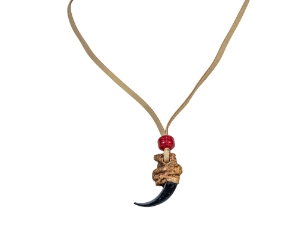 Realistic Iroquois Eagle Claw Necklace: 1-claw: Gallery Item 