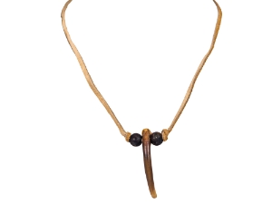 Real Iroquois Badger Claw Necklace: 1-Claw: Gallery Item 