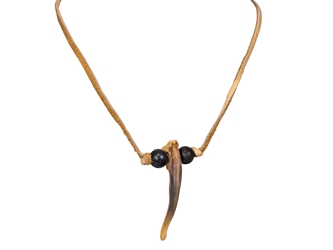 Real Iroquois Badger Claw Necklace: 1-Claw: Gallery Item 
