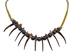Real Iroquois Badger Claw Necklace: 10-Claw: Gallery Item - 368-710-G6050 (8UN13)
