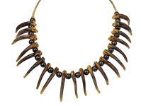 Real Iroquois Badger Claw Necklace: 20-Claw: Gallery Item 