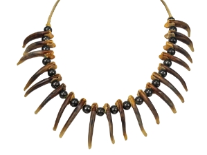 Real Iroquois Badger Claw Necklace: 20-Claw: Gallery Item 