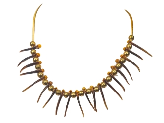 Real Iroquois Badger Claw Necklace: 20-Claw: Gallery Item 