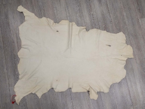 Deerskin Leather: #1/#2: White: Gallery Item 