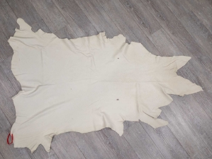 Deerskin Leather: #1/#2: White: Gallery Item 