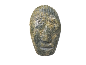 Inuit Soapstone Carving: Mask: Gallery Item 