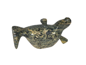 Inuit Soapstone Carving: Walrus Design: Gallery Item 